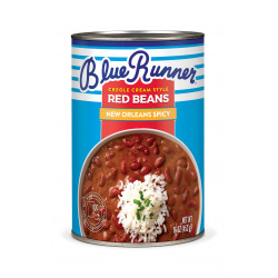 Spicy Cajun Flavor with Blue Runner Creole Cream Style Spicy Red Beans - 16oz Can