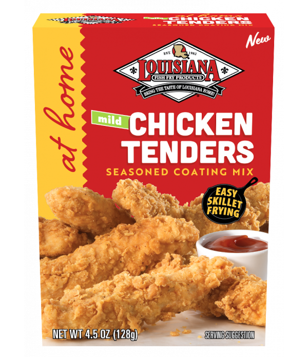 Louisiana Fish Fry Spicy Chicken Wings, Mild Chicken Tenders