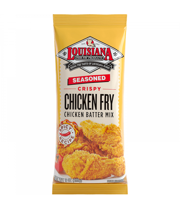  Louisiana Fish Fry Seasoned Chicken Fry 1 Gallon - 5.25lbs  (Pack of 1) - Authentic Southern Goodness, Distinct Louisiana Spices -  Perfect for Frying Crispy Flavorful Chicken - Made with