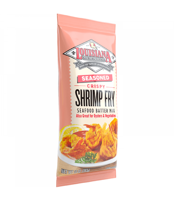 Seasoned, Crispy Shrimp Fry Seafood Batter Mix, 10 ounce - 2 pk - Louisiana  Made