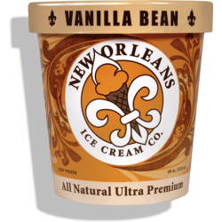 New Orleans Ice Cream - Vanilla Bean - 16oz Pint