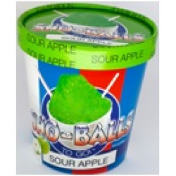 Sno-Balls To Go - Sour Apple - 16oz Pint