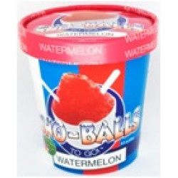 Sno-Balls To Go - Watermelon - 16oz Pint